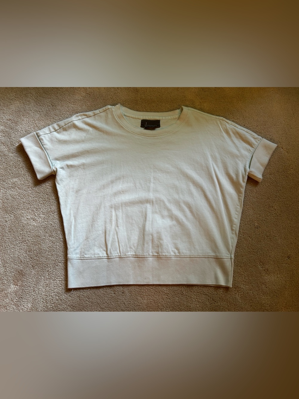 Minty green tee by Anthropologie XS